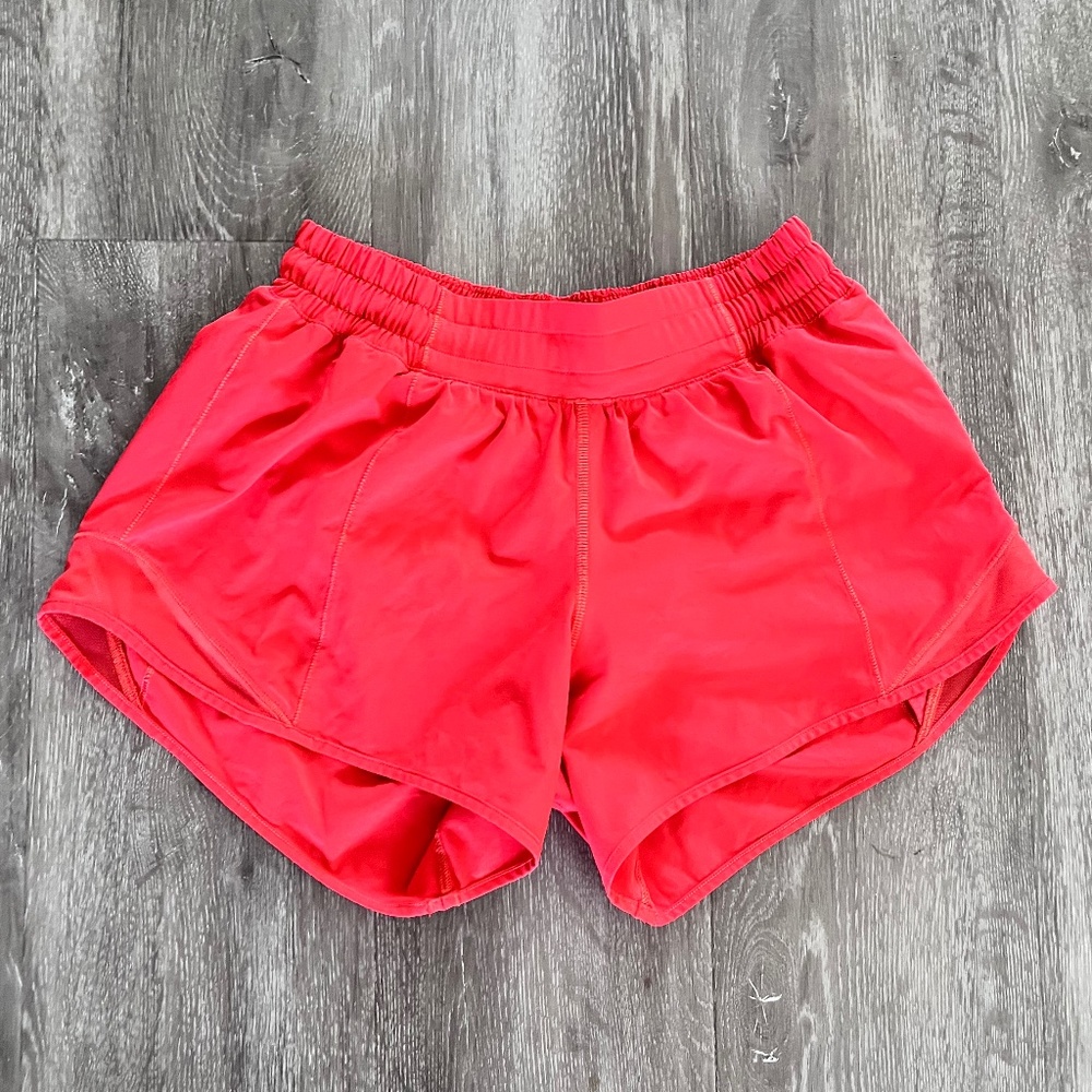 Lululemon Hotty Hot 4" Red Shorts | Size: 4